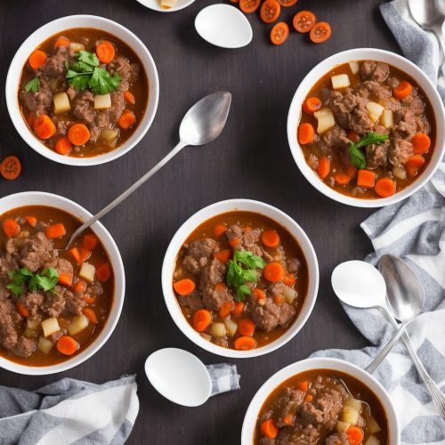 OldFashioned Hamburger Stew Recipe