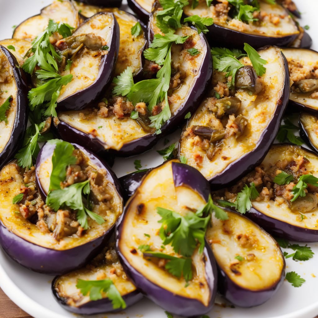Olive Oil Roasted Eggplant with Lemon Recipe