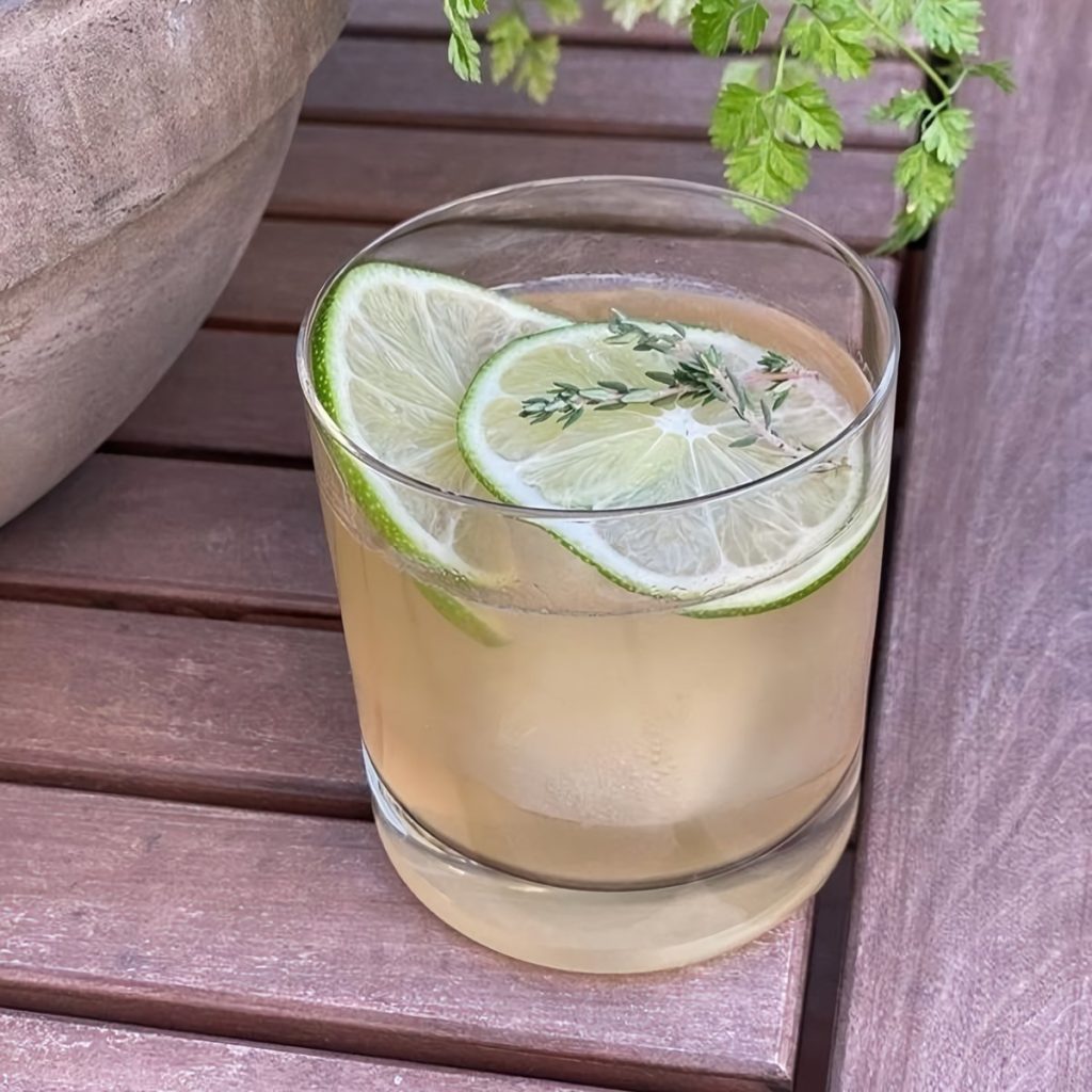 Once Upon a Thyme in Mexico cocktail