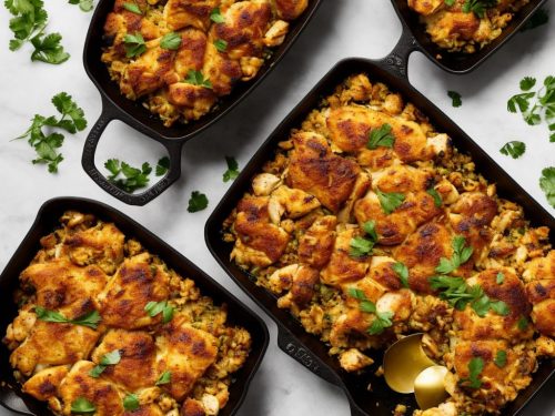One-Dish Chicken and Stuffing Bake Recipe