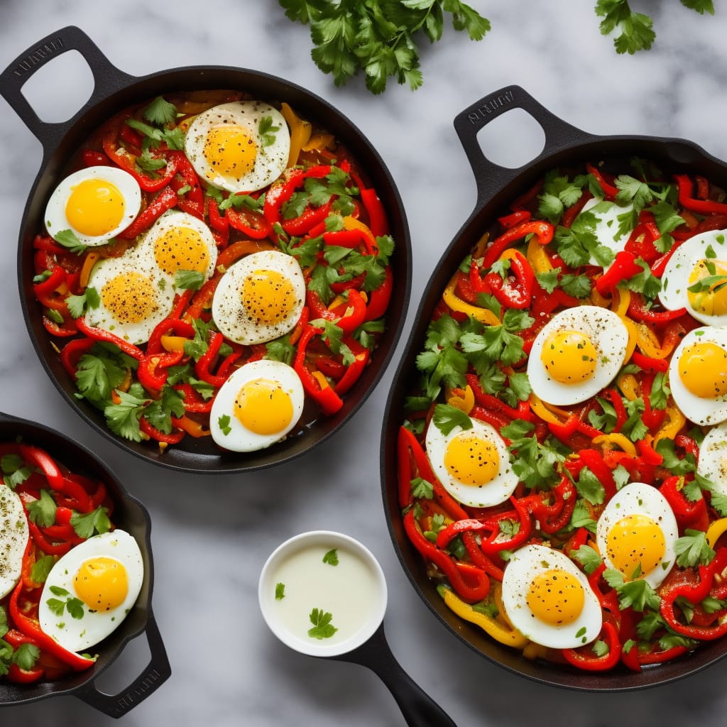 One-Pan Breakfast Skillet with Vegetables & Eggs