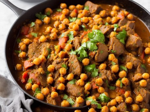 One-pan lamb tagine with chickpeas