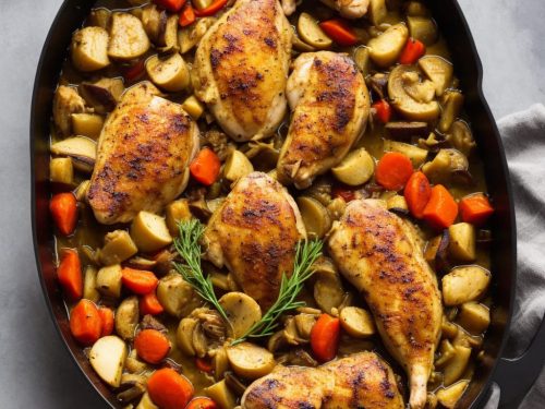 One-pot Chicken with Braised Vegetables