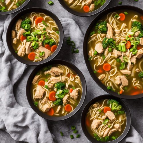 Onepot Chinese Chicken Noodle Soup Recipe
