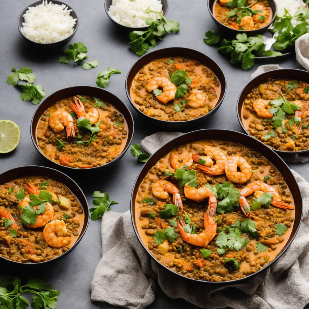One-pot Prawn & Lentil Curry