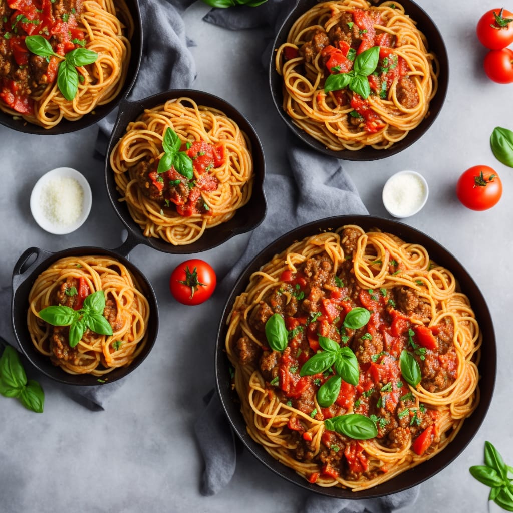 One-Pot Spaghetti with Meat Sauce