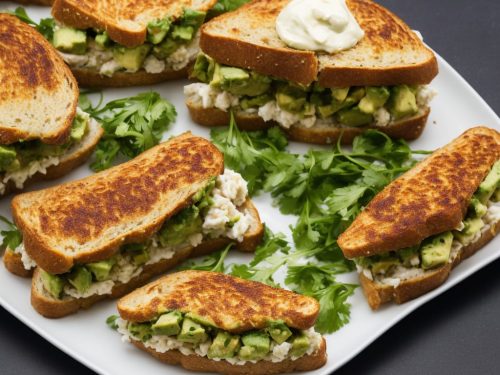Open Rye Sandwich with Chicken & Avocado