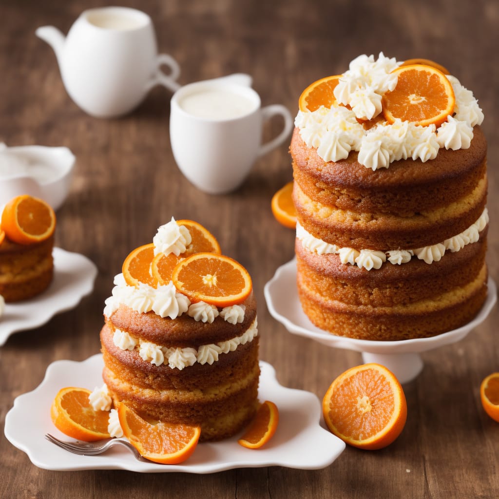 Orange Blossom Citrus 50Th Wedding Anniversary - CakeCentral.com