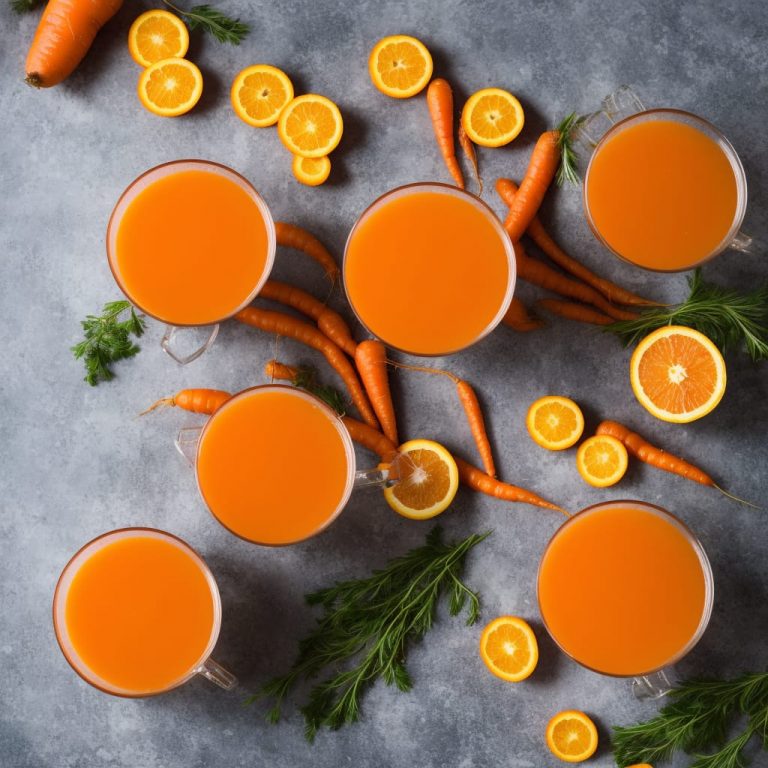 Orange Carrot Ginger Juice Recipe