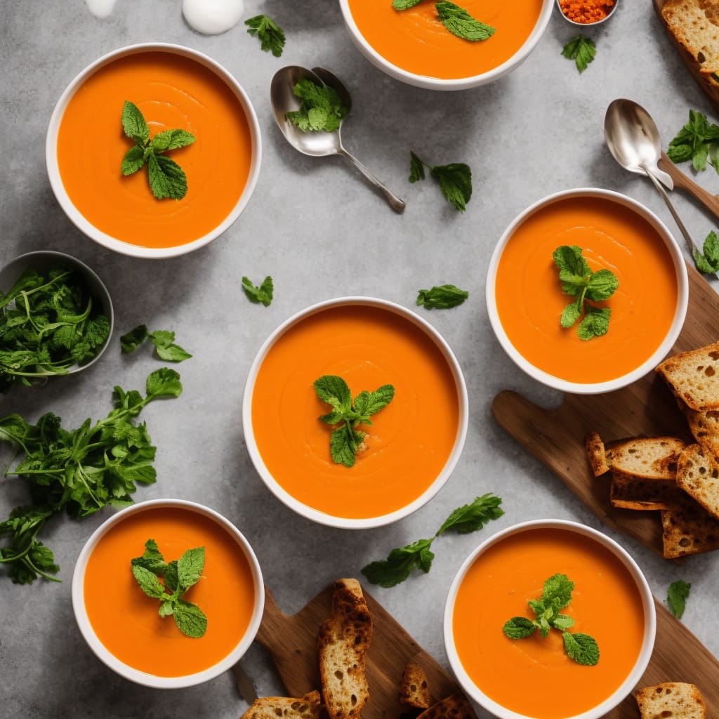 Orange, Carrot & Mint Soup