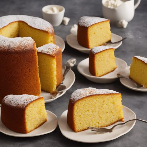 Orange Sponge Cake Recipe