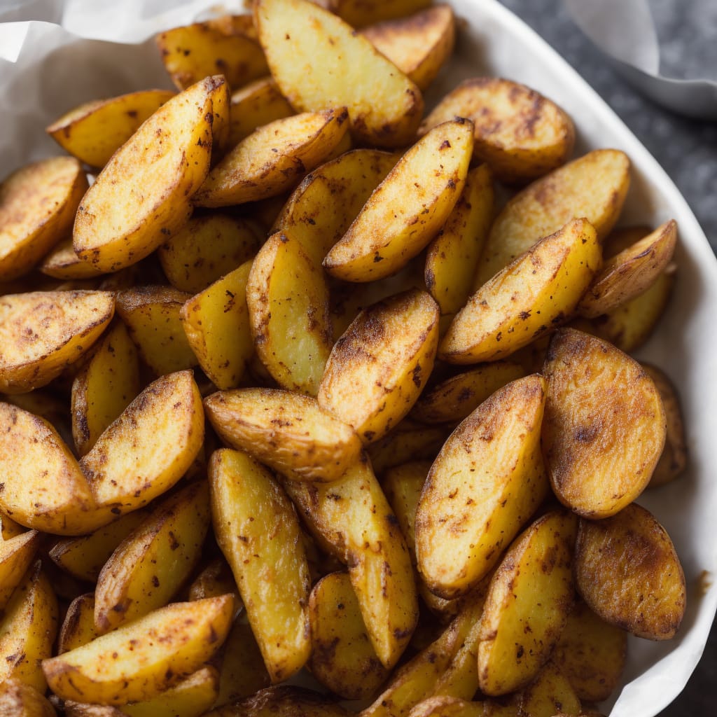 Oven-Fresh Seasoned Potato Wedges