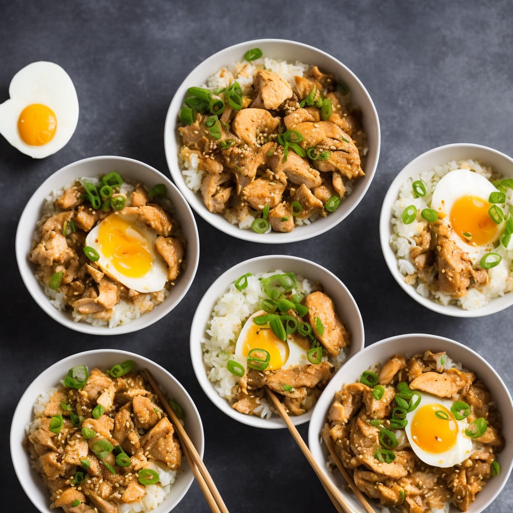 Oyakodon (Japanese Chicken and Egg Rice Bowl)