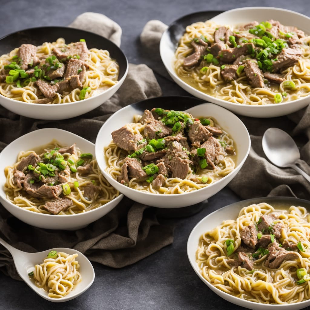 Oyster Beef with Soupy Noodles