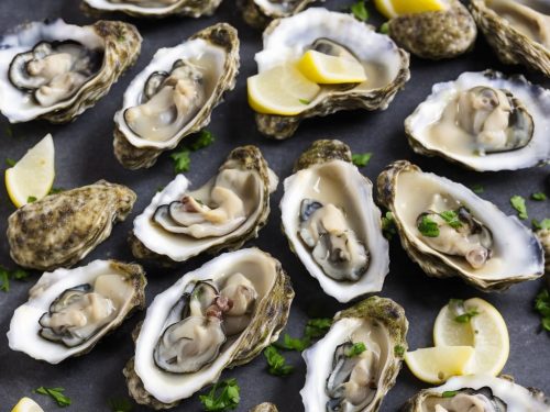 Oysters with Apple & Horseradish Dressing