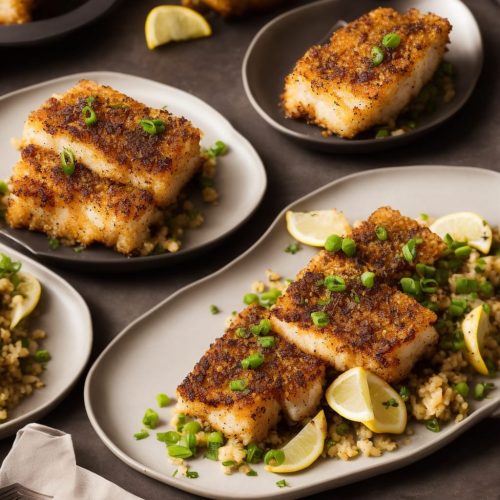 PanSeared and Crusted Lingcod Recipe Recipe