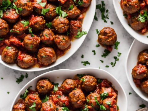 Pancetta, Date & Chorizo Meatballs