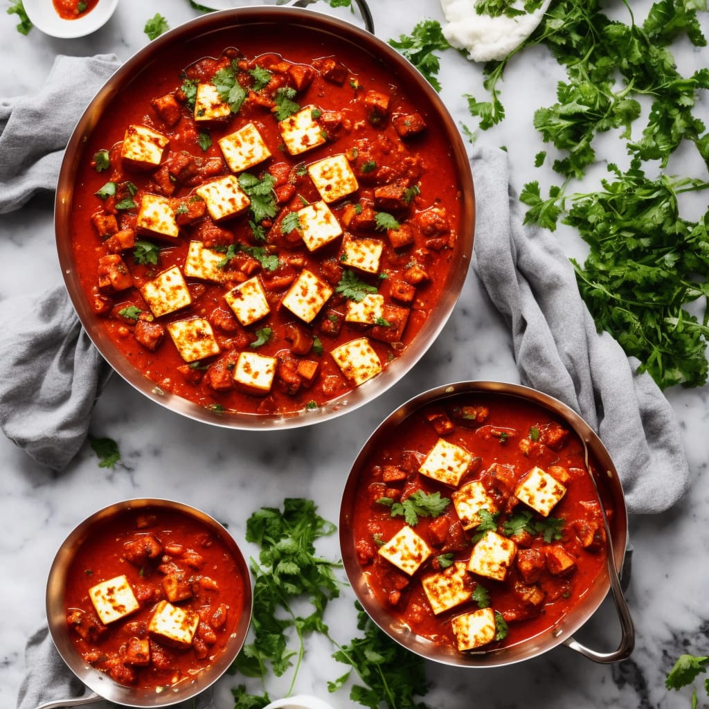 Paneer in Herby Tomato Sauce