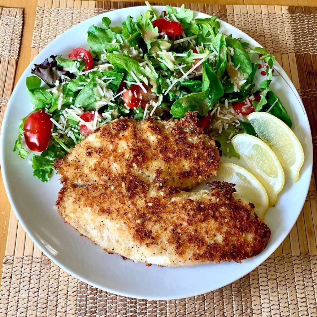 Panko-Crusted Tilapia