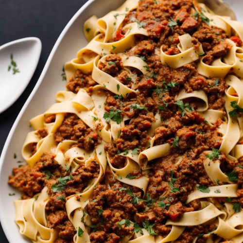Pappardelle with Sausage & Fennel Seed Bolognese Recipe