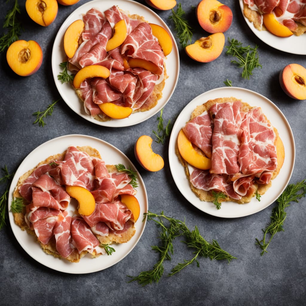 Parma Ham & Peach Plates