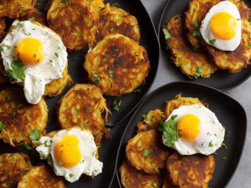 Parsnip Latkes with Smoked Haddock & Poached Egg