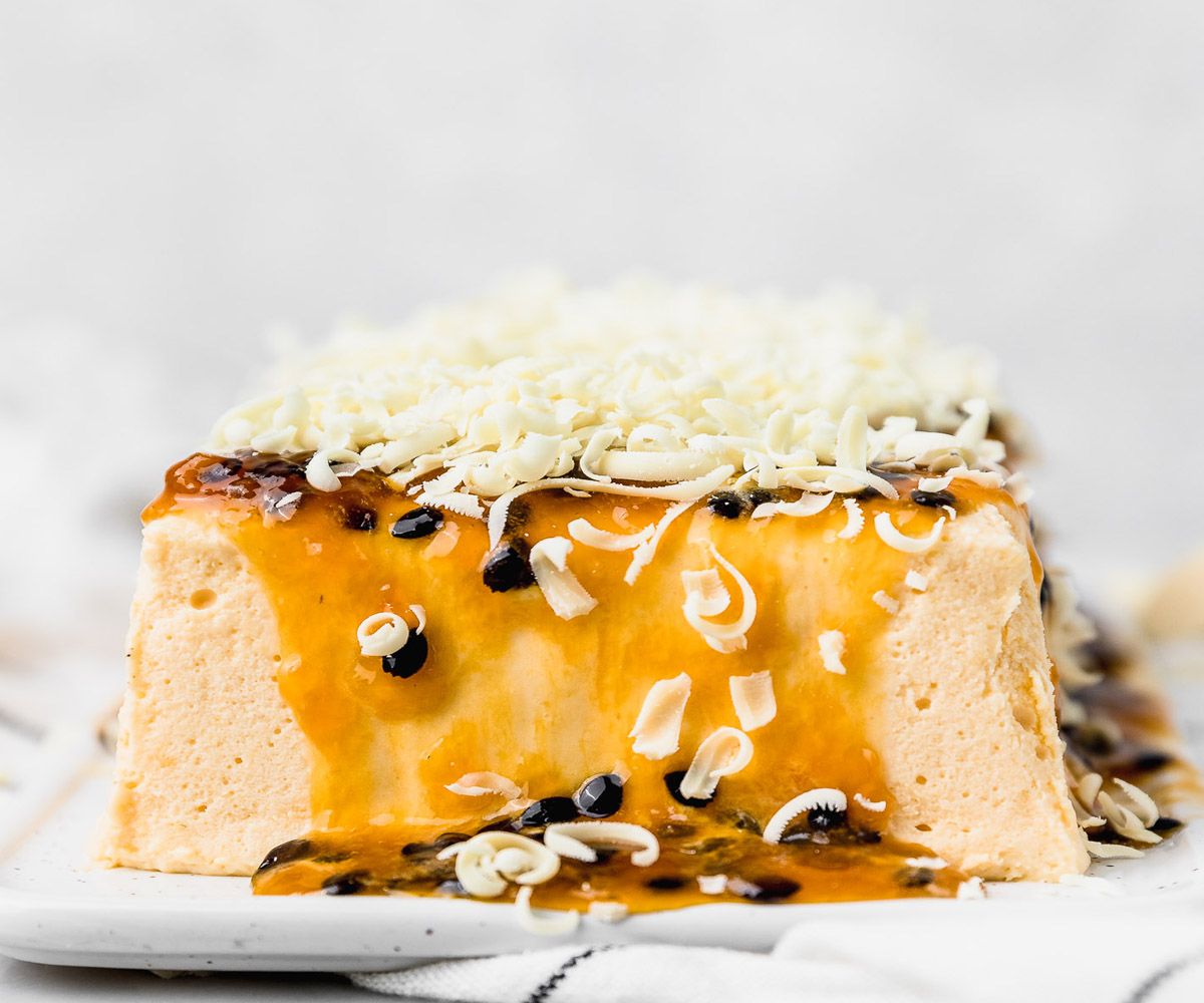 Passion Fruit & White Chocolate Semifreddo