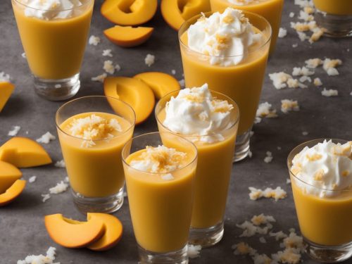 Passion-Mango Delight with Coconut Whip