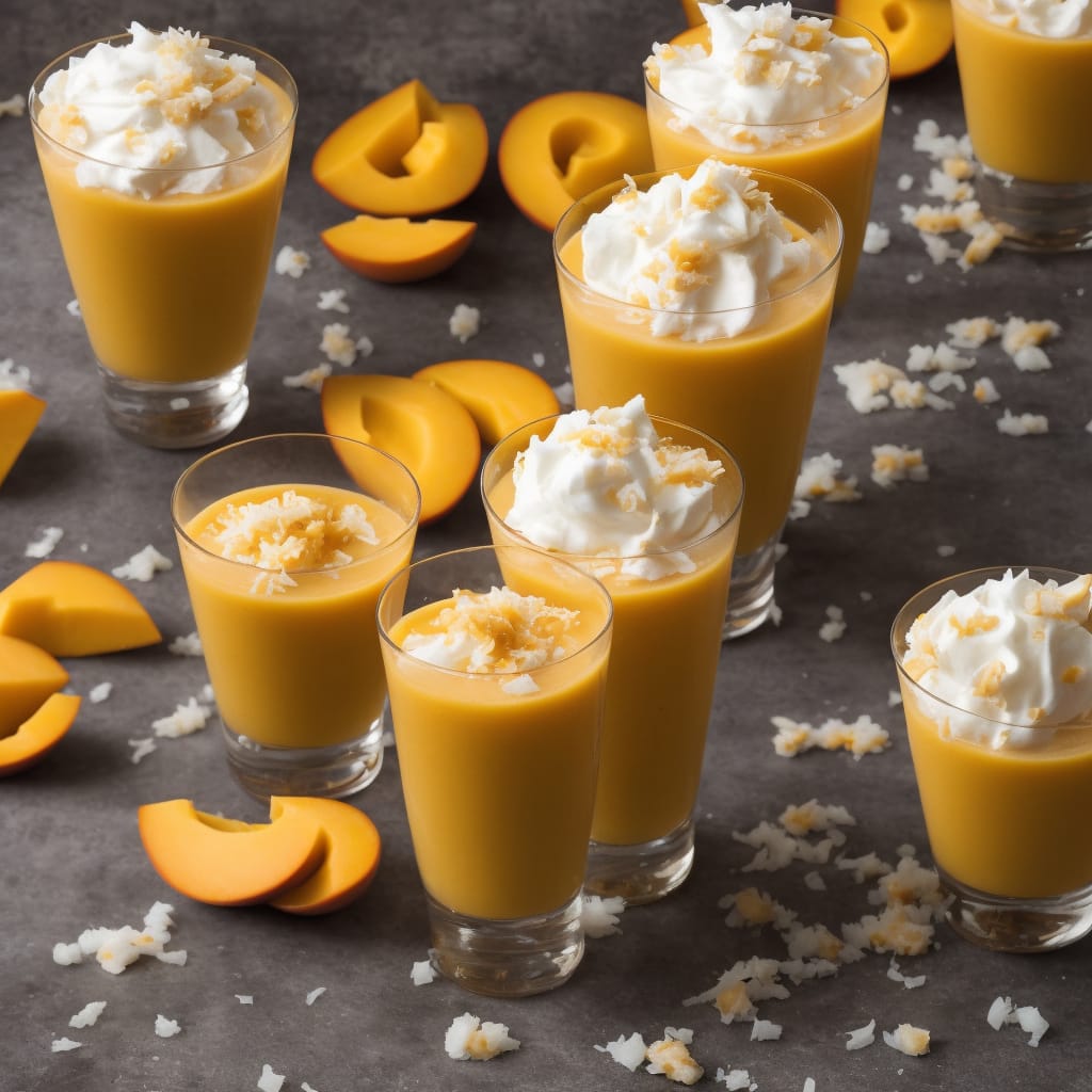 Passion-Mango Delight with Coconut Whip