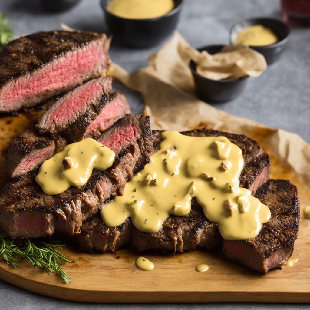 Pastrami-style Steak & Mustard Mayo