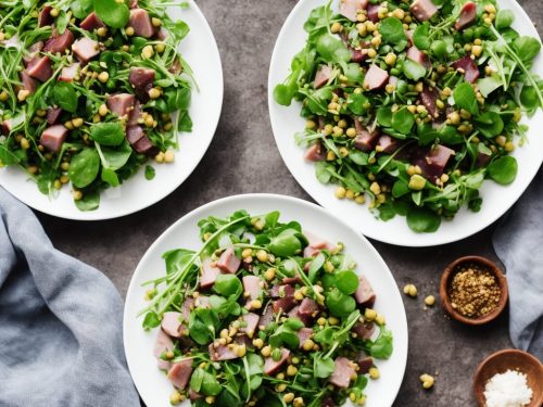 Pea, Ham Hock & Watercress Salad