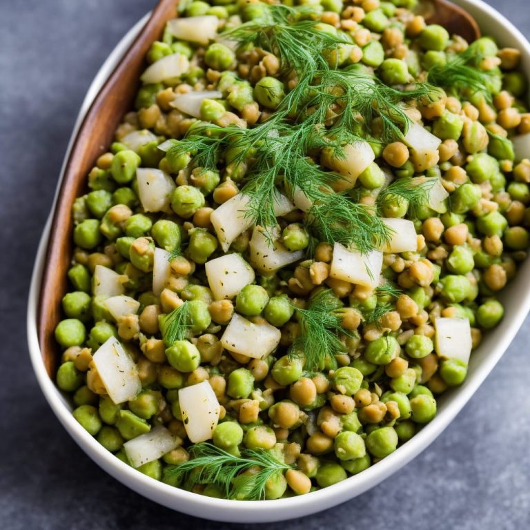Pea & Soya Bean Salad with Fresh Dill Recipe