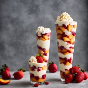 Peach Melba Knickerbocker Glory