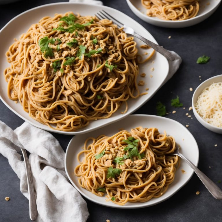 Peanut Butter Noodles Recipe
