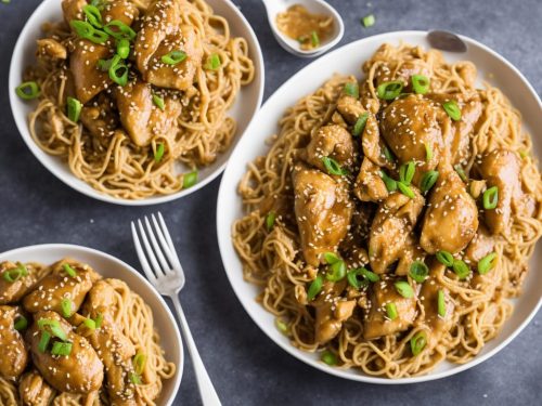Peanut Chicken with Noodles