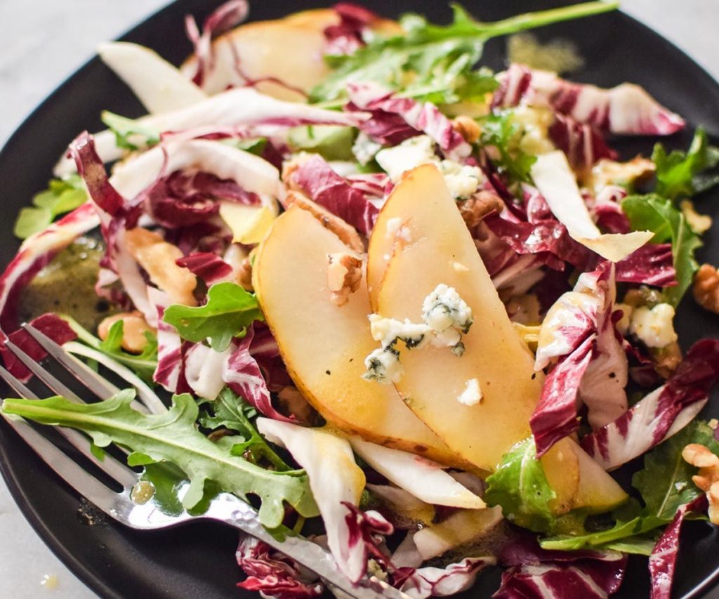 Pear, Chicory & Blue Cheese Salad Recipe