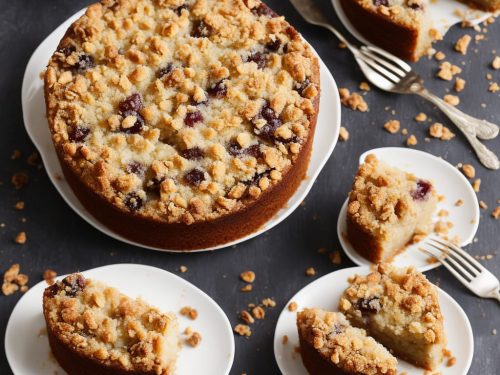 Pear & Mincemeat Crumble Cake