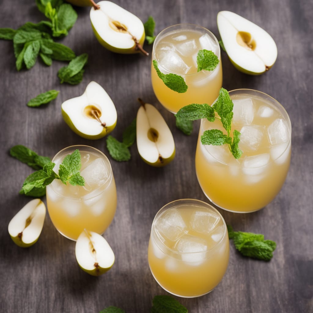 Pear & Vodka Cocktail