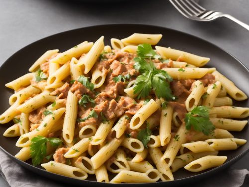 Penne with a Punchy Tuna Sauce