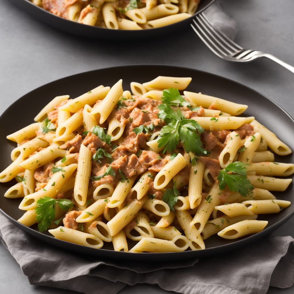 Penne with a Punchy Tuna Sauce
