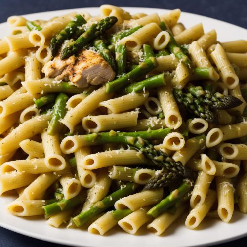 Penne with Chicken and Asparagus Recipe
