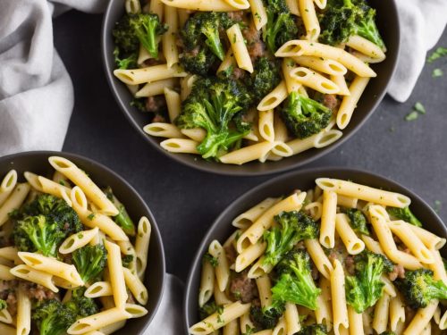 Penne with Sausage and Broccoli Rabe