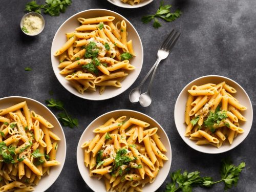 Penne with Spicy Vodka Tomato Cream Sauce