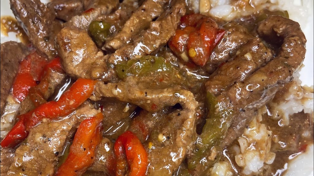 Pepper Steak and Rice Recipe