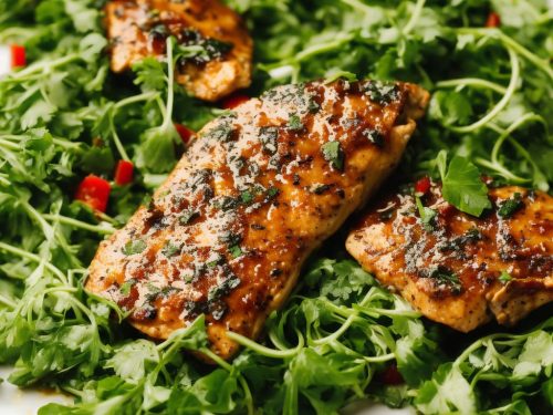 Peppered Chicken with Watercress