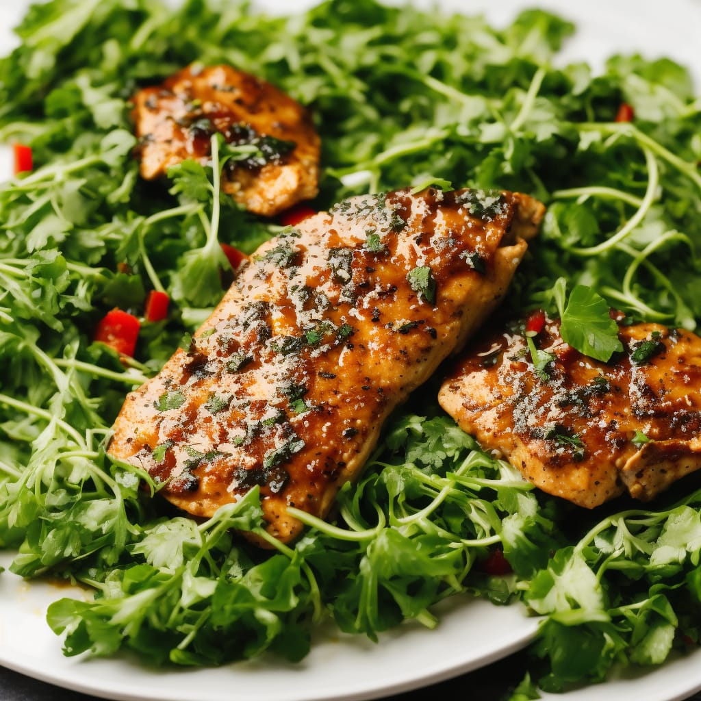 Peppered Chicken with Watercress