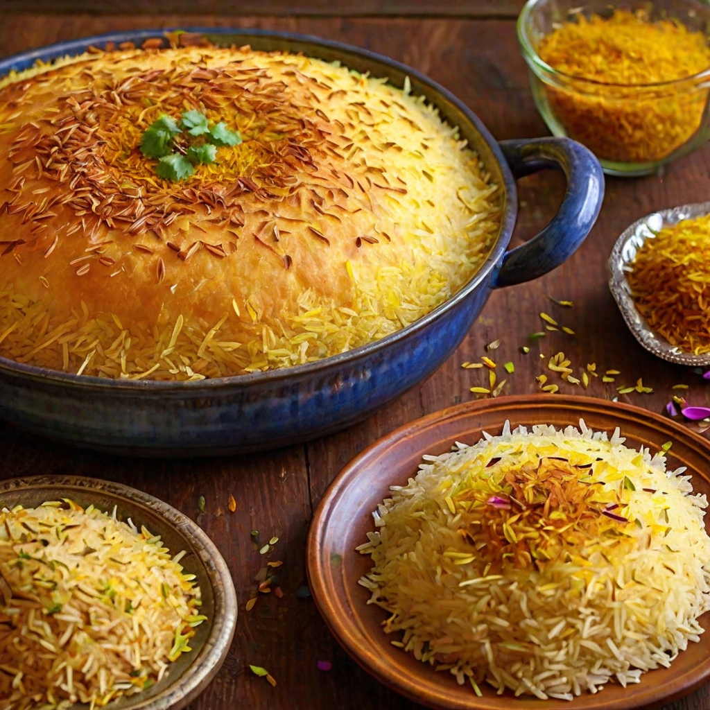 Persian Basmati Rice Chelo (Tahdig)