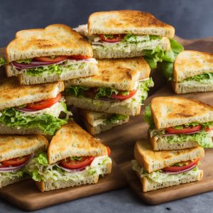 Pesto Focaccia Sandwich