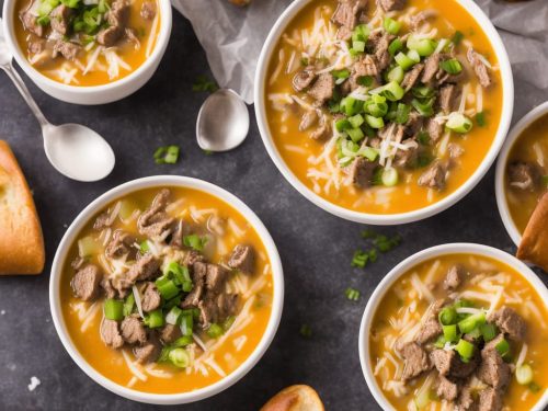 Philly Cheese Steak Soup