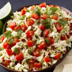 Pico de Gallo with Cabbage (Mexican Coleslaw)